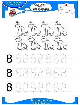 Çocuklar İçin Çizgi Çalışma Sayfaları 